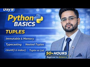 Python Complete Tutorial for Data Analyst 2026 | Day 8 | Understanding Tuples in Python | FREE