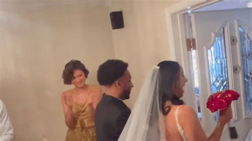 Zendaya makes surprise appearance at Las Vegas wedding