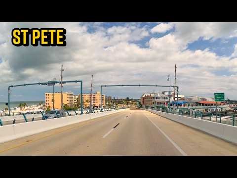 🚗 Driving Through St. Pete to St. Pete Beach Florida | Scenic 4K Drive Tour 🚙☀️