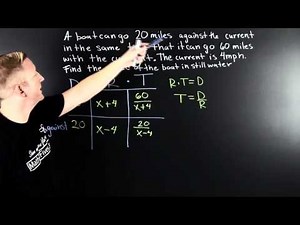 Distance = rate * time Word Problem, system of equations