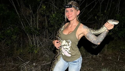 Taylor Stanberry nabs record 60 snakes to win Florida’s 2025 python challenge