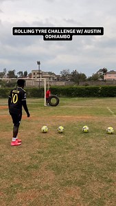 Rolling tyre Challenge w/ Austin Odhiambo . #fyp | Annette Wachira