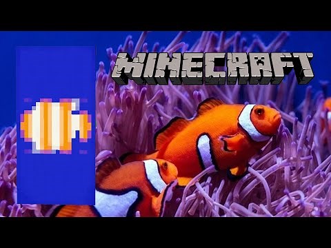 How to make a FISH Banner in Minecraft! (Nemo)