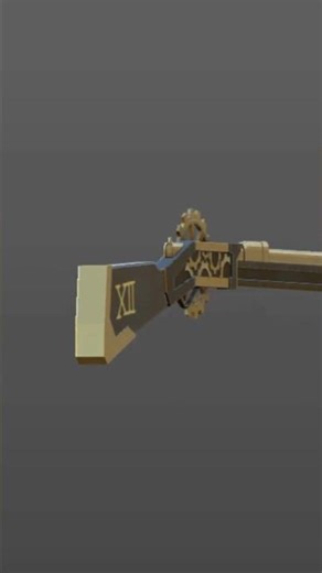 3D Modeling - Steampunk rifle (with texture)