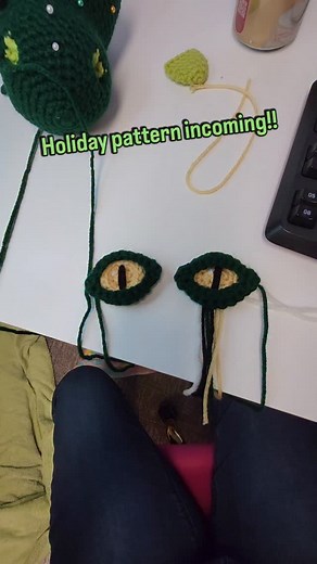 Testing, one, two, three... Sometimes, it's best to just try again. In the case of this eye, the second time came out much better!! #amigurumi #amigurumiartistry #crochetdesign | Hooked by Kati