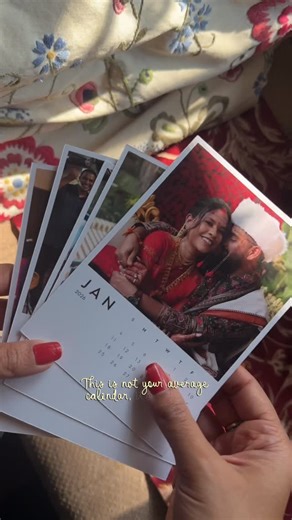 Rhea Sovani on Instagram: "I think I just found the sweetest way to start the new year! 🗓️ @sytara.in . . New year calendar, 2026 calendar, customisable calendar, photo memories, new year gifting #newyearnewyou #calendar #giftguide #thoughtful #lifeisgood"