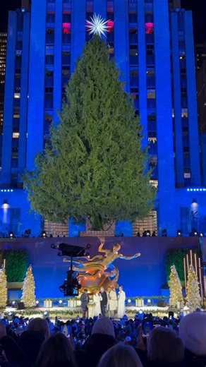 Se enciende el Árbol de Navidad de Rockefeller Center en NYC🎄 | Collage TV