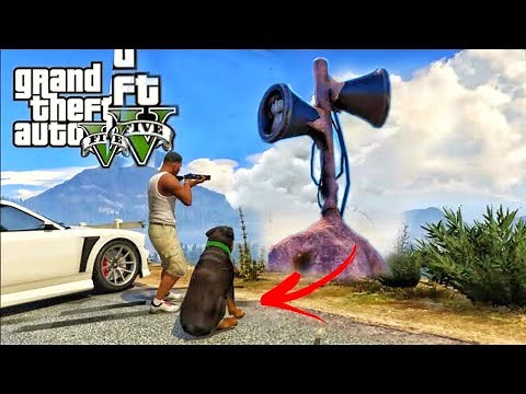 SIREN HEAD Kidnapped Chop in GTA 5!!!! MALAYALAM