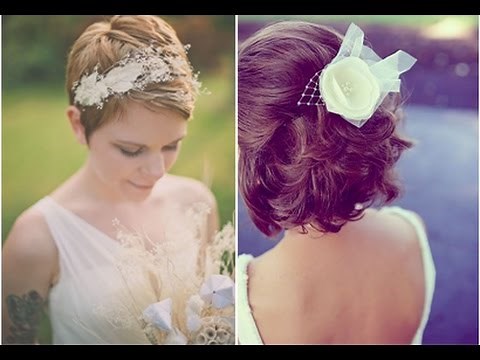 50 idées coiffure mariage sur cheveux courts