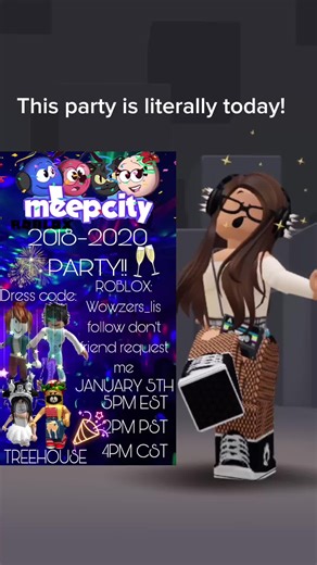 TELL YOUR FRIENDS!! LETS MAKE THIS BIG#meepcity #fyp #roblox #PARTY #foryoupage