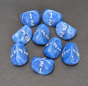 Blue D3 dice for wargames RPG tabletop miniatures roleplaying game accessories | eBay