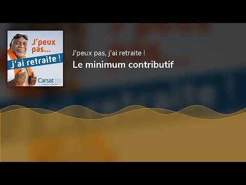 Le minimum contributif