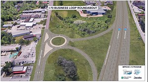 MoDOT continues Improve I-70; work includes proposed Business Loop 70 roundabout
