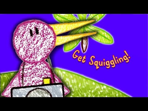 Learn to Draw a Caterpillar and Bird! | Get Squiggling!