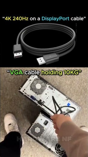 “VGA CABLE HOLDING 10 KG 💀” #pcgaming #benchmark #rtx5050 #gtx1080ti