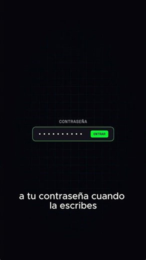 ¿Qué le pasa a tu contraseña al pulsar "Entrar"?