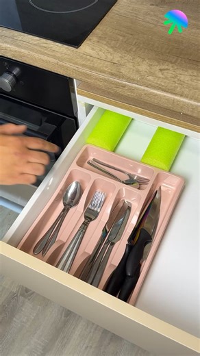 10K views · 35 reactions | Pool noodle hack for kitchen drawers | Genius Craft | Facebook