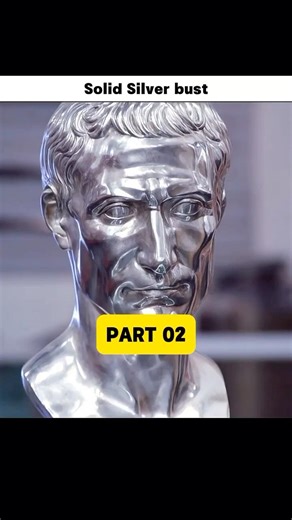Solid silver bust part 2#antique #collection #collector #youtube #shorts