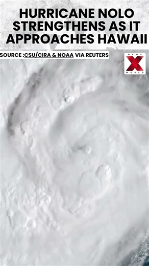 Hurricane Nolo Strengthens Near Hawaii As Big Island Braces For Heavy Rain | NewsX World