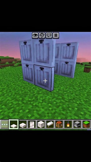 Minecraft Mini Pale House 🤍🏠 Cute Survival Build #shorts #minecraft #viral #gaming #minecraftshorts