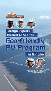 4.8K views · 16 reactions | A delegation of foreign experts marveled at the intertidal #PV project in #Ningbo on Aug 11. This green endeavor reduces CO2 emissions and enhances coastal ecology. Check out what they had to say about this green energy milestone! #NingboExpats #NationalEcologyDay [Video/Ningbo Today] Green China | Insight Ningbo | Facebook