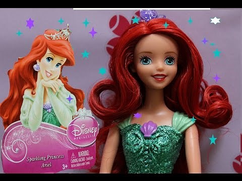 Disney Princess Ariel The Little Mermaid Sparkle Glitter Princess Doll review