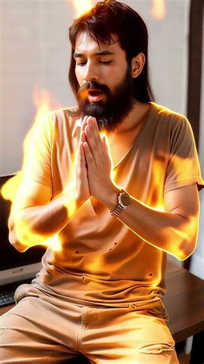 Bearded man transforms into a woman #mtf #shapeshift #maletofemale #transformation #genderbender