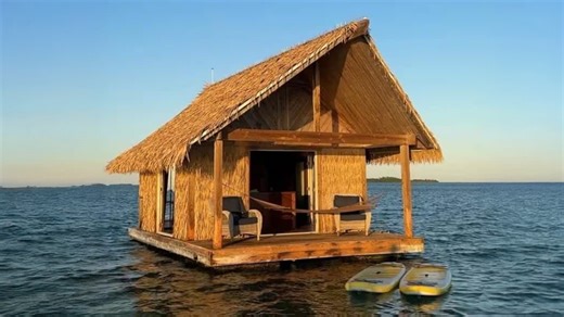 Floating Tiki Huts That Sit a Mile Off Key West Hailed as One of America's 'Coolest' Airbnbs