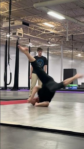 These windmills may just look like "breakdance" moves.