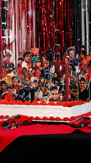 Trending F1 Birthday Cake with Ferrari Theme | Hear Me Out Cake