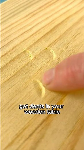 Fix Wood Dents with Steam! 🪵💨