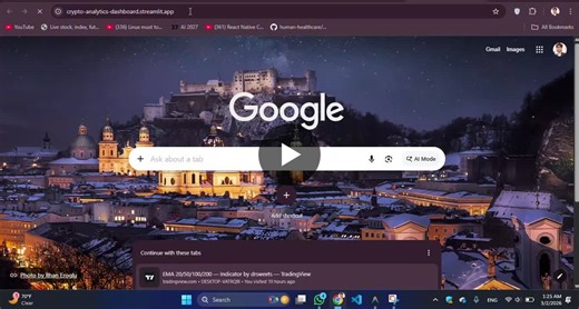 #dataanalytics #firstproject #hackathon #python #mongodb #streamlit #etl #dataengineering #cryptoanalytics #realtimedata #apis #featureengineering #volatilityanalysis #clouddeployment #nosql… | Zia Uddin