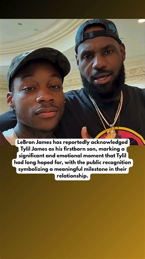 LeBron Admits Tylil James Is His Firstborn Son, Shocking Fans With Emotional Reveal! #lebronjames
