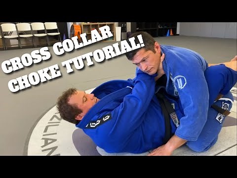 BJJ for Beginners: How To Execute the Cross Collar Choke in Brazilian Jiu Jitsu (2020 Tutorial)