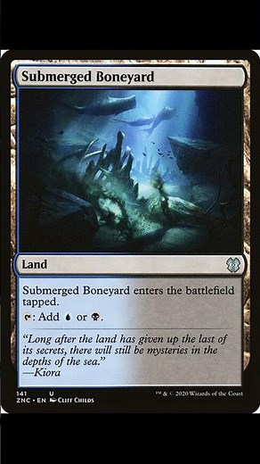 Submerged Boneyard: The ESSENTIAL Budget Dual Land for MTG Dimir! (LCI Shorts)