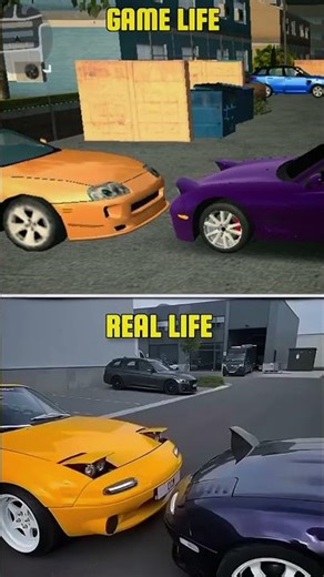Pop-Up Headlights 😍 Real Life vs Game Life | Car Parking Multiplayer #shorts