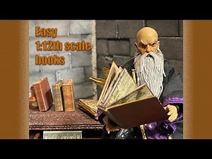 How to make quick easy straightforward functional miniature books