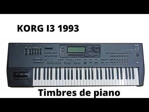 Korg i3 pianos e algumas funções