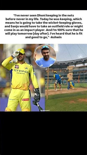 💛MS Dhoni Set For CSK Return As Wicketkeeper, Says R Ashwin. What It Means For Sanju Samson