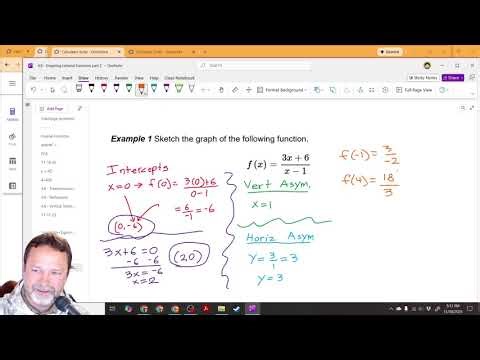 sketching Rational function example 1