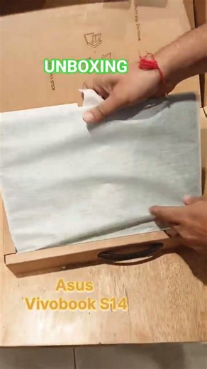 The ASUS S14: The Thinnest Laptop Unboxing Yet? #unboxing #asus #shorts #tech #trending