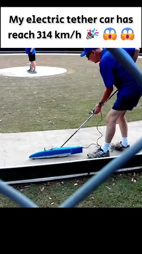 It has reach 314km/h in the last run!! . 450/1000 new tether car lovers #speedmodelcar #speed #fyp #tiktok