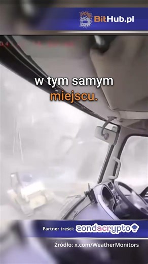 Moments of terror in a nickel mine. Camera captures the moment of a landslide.