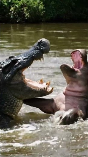 The Fate of a Crocodile That Targeted a Baby Hippo