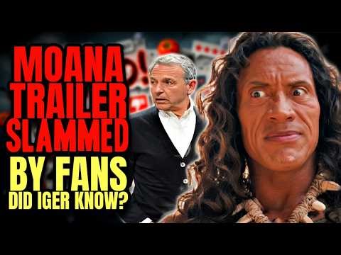 Moana Live Action Trailer SLAMMED by Fans! Did Iger KNOW It Was THIS Bad?