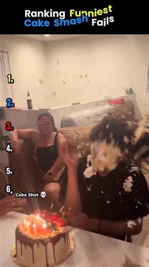 Ranking Funniest Cake Smash Fails Ever 😂😭 #Shorts #FailCompilation #CakeSmash #Funny #Fails