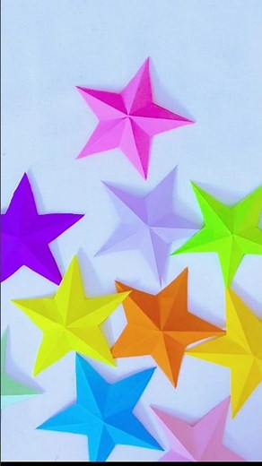 ✨⭐ Perfect Stars in Minutes! Try this super easy star-cutting technique ✂️🌟 #handmade #diy