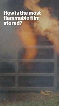 How to store film that burns underwater