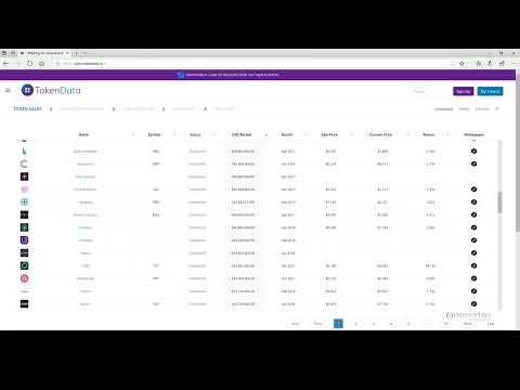 01 Introduction and Live Demo of Tokendata com