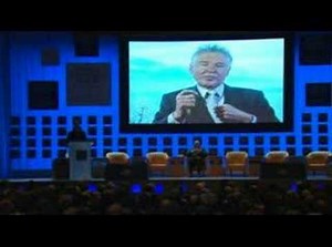 Davos Annual Meeting 2008 - Welcome Schwab/Couchepin